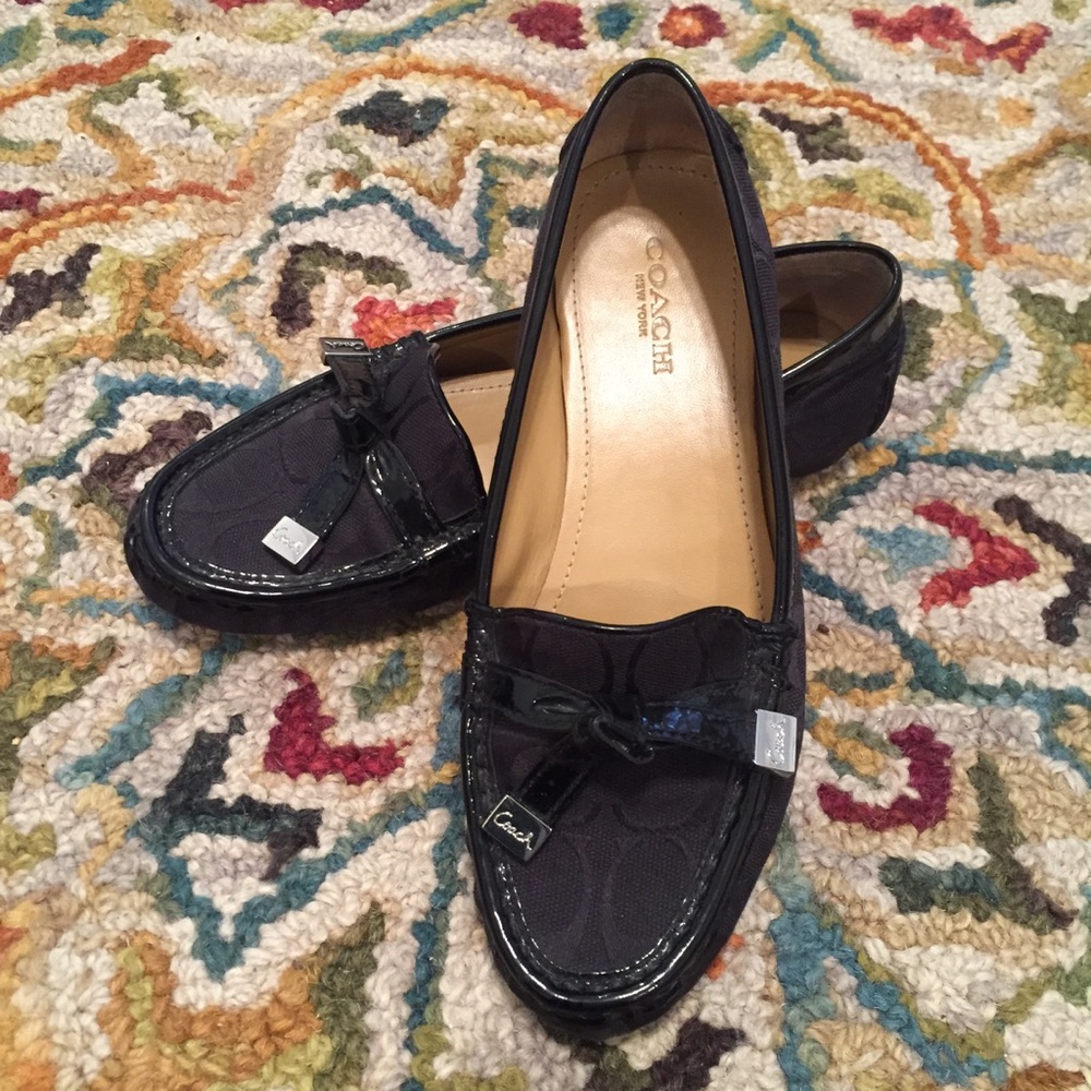 The Fresh Coach Black Loafer In Size 6B